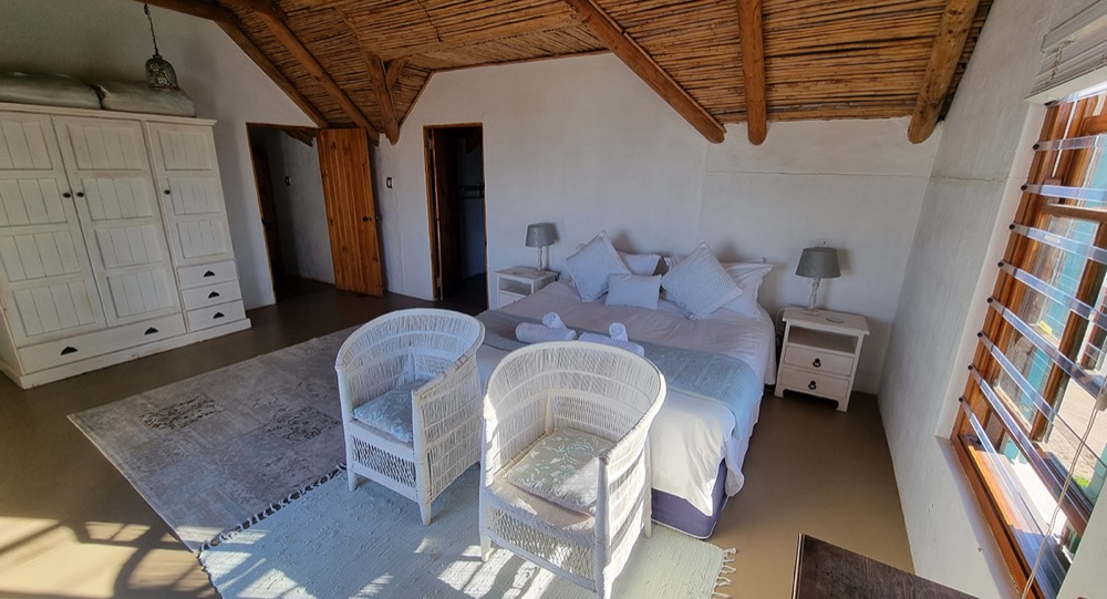 Main bedroom patio views at Shalom Beach House